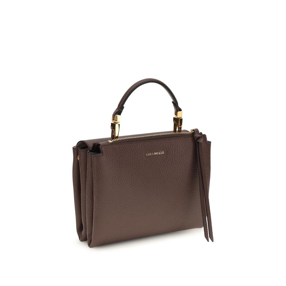 Coccinelle Braune Kalbsleder Bos Taurus Handtasche