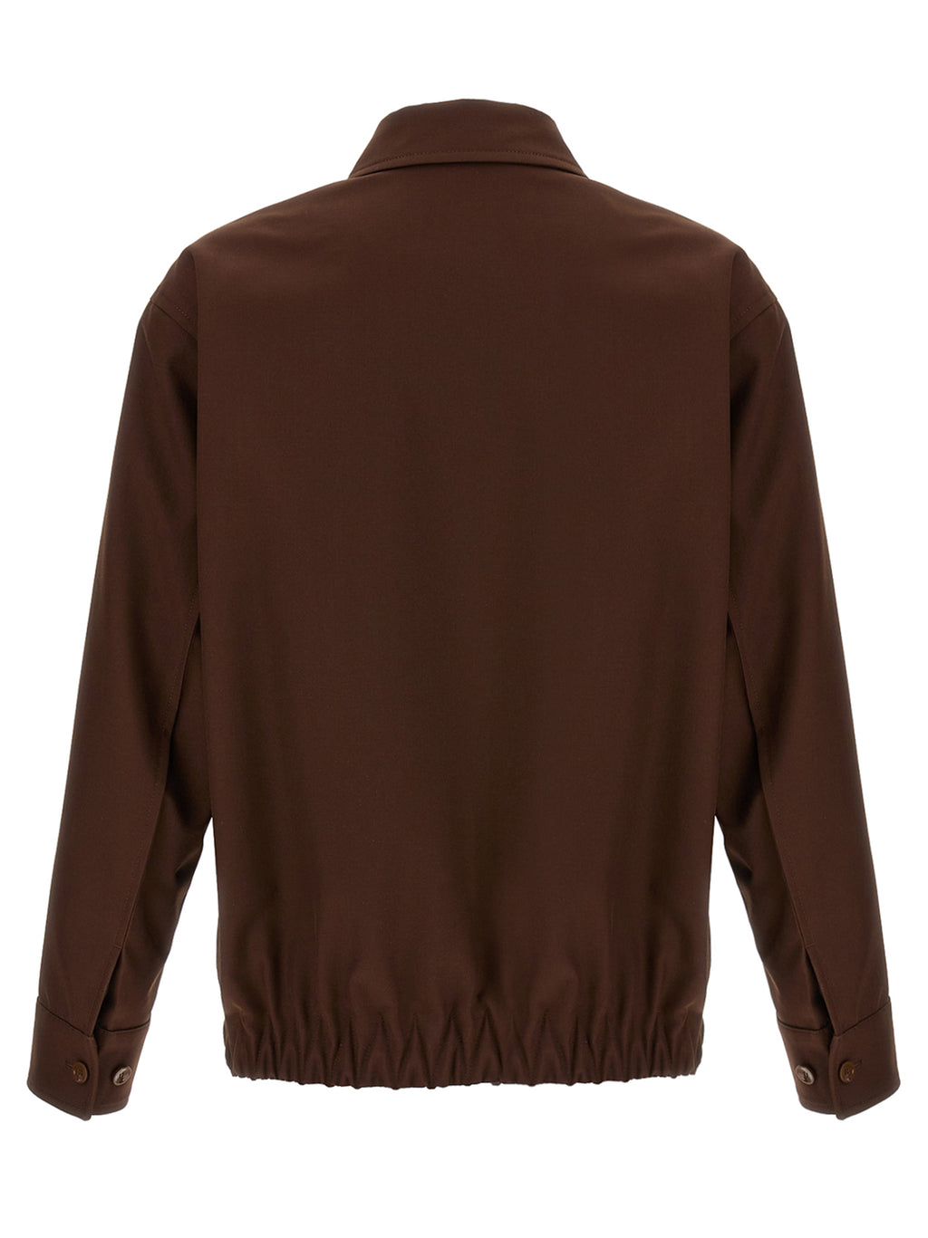 Gucci Brauner Wollmantel in voller Länge