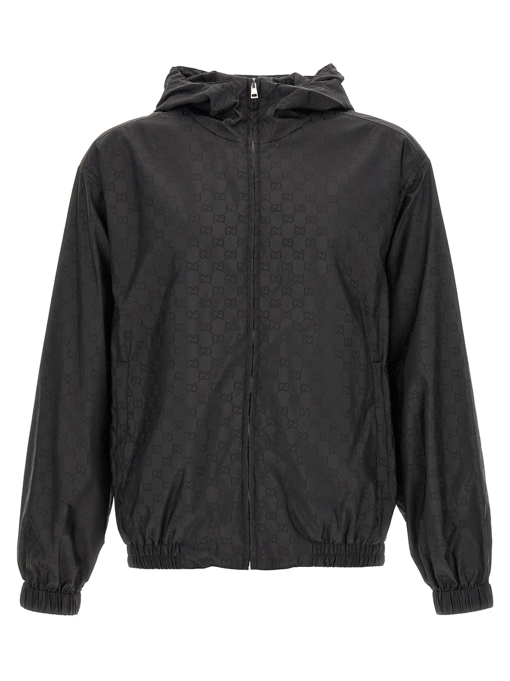 Gucci Schwarze Polyamid-Shell-Jacke