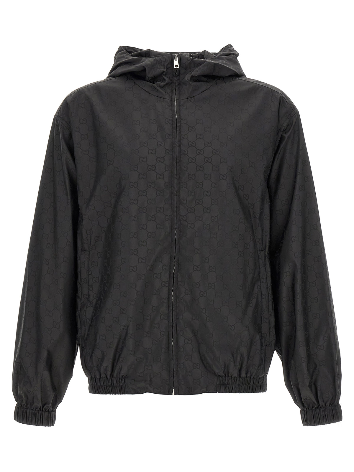 Gucci Schwarze Polyamid-Shell-Jacke