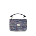 Valentino Garavani Blaue Stoff-Umhängetasche