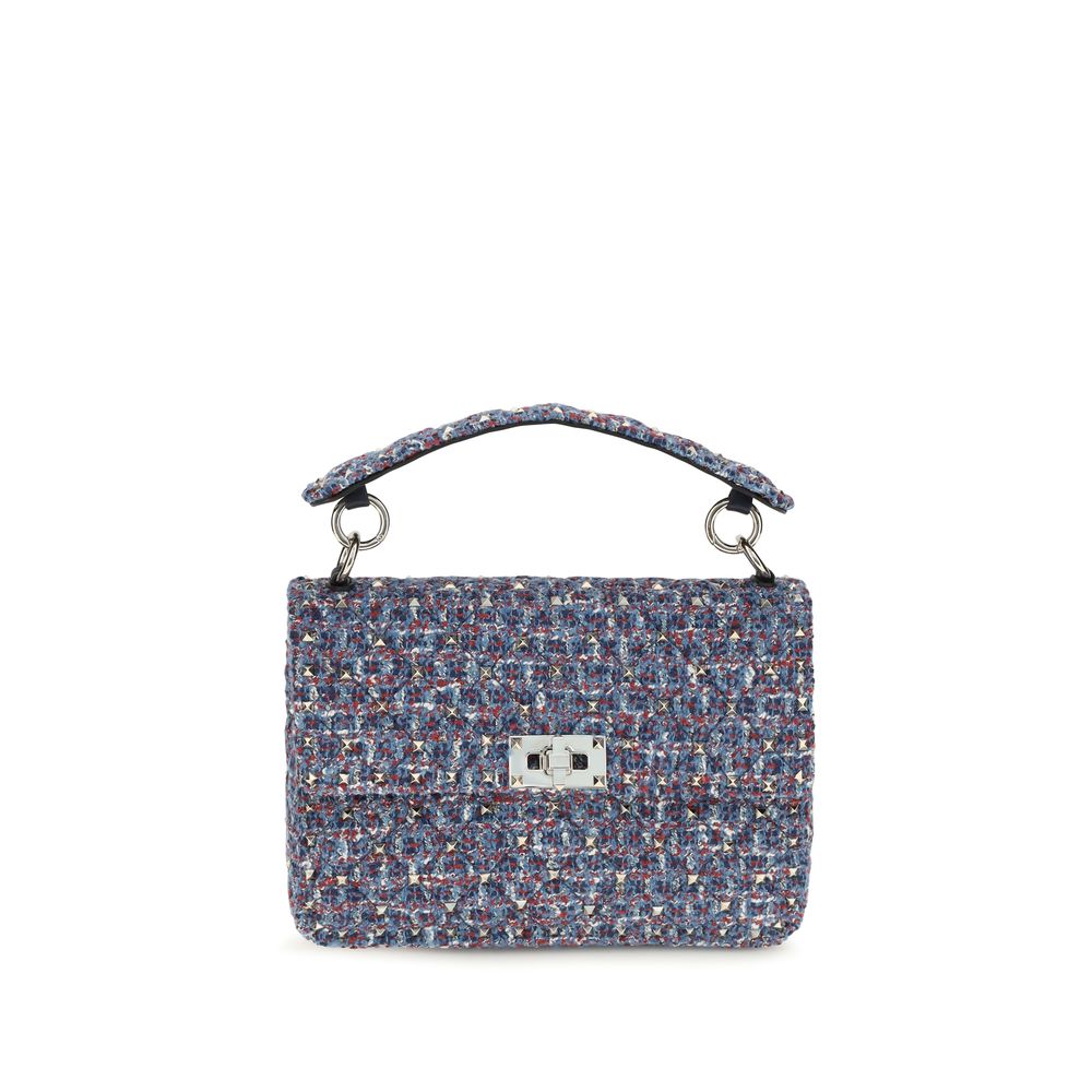 Valentino Garavani Blaue Stoff-Umhängetasche