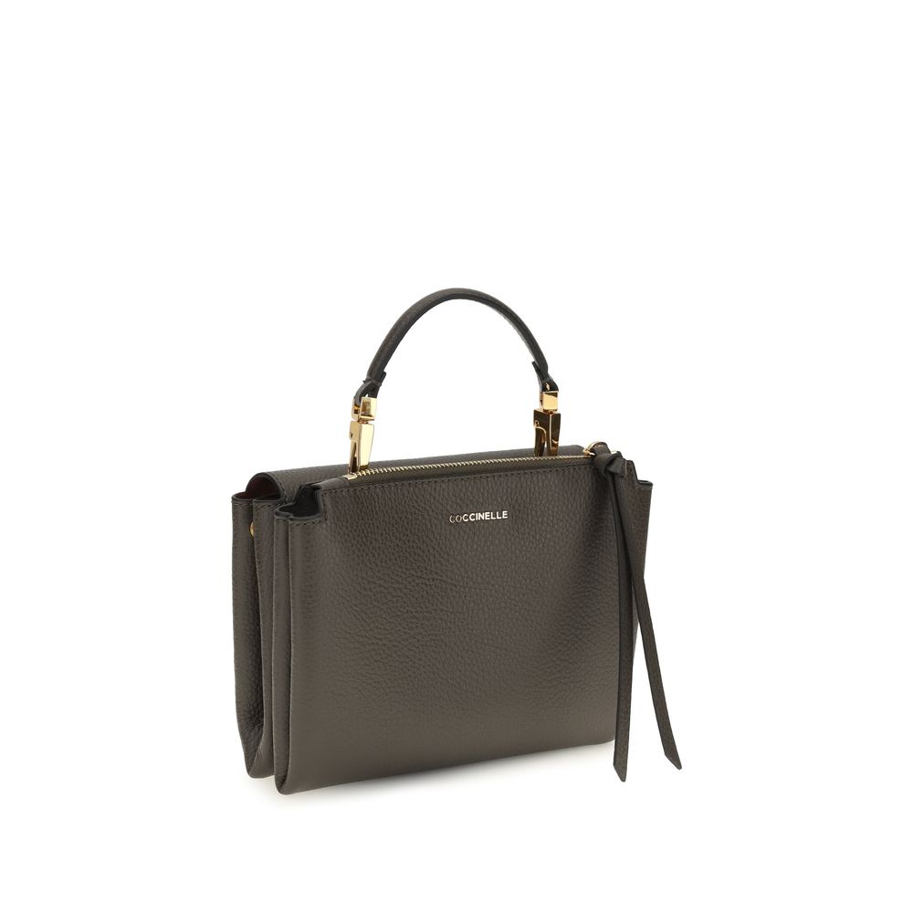 Coccinelle Braune Kalbsleder Bos Taurus Handtasche