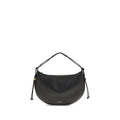 Coccinelle Schwarze Bos Taurus Kalbsleder Schultertasche