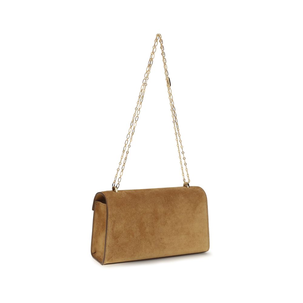Savette Beige Kalbsleder Bos Taurus Schultertasche