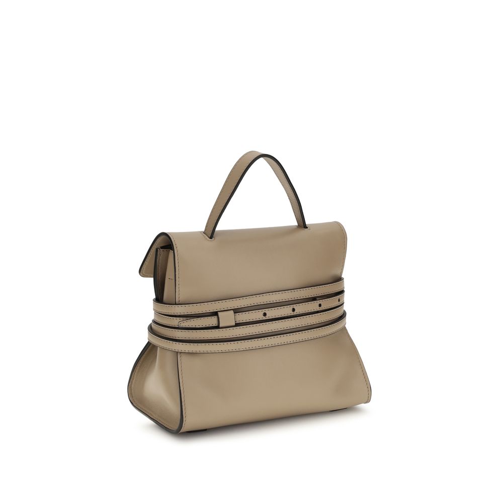 Moschino Beige Goatskin Shoulder Bag