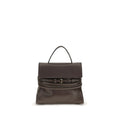 Moschino Braune Ziegenleder-Schultertasche