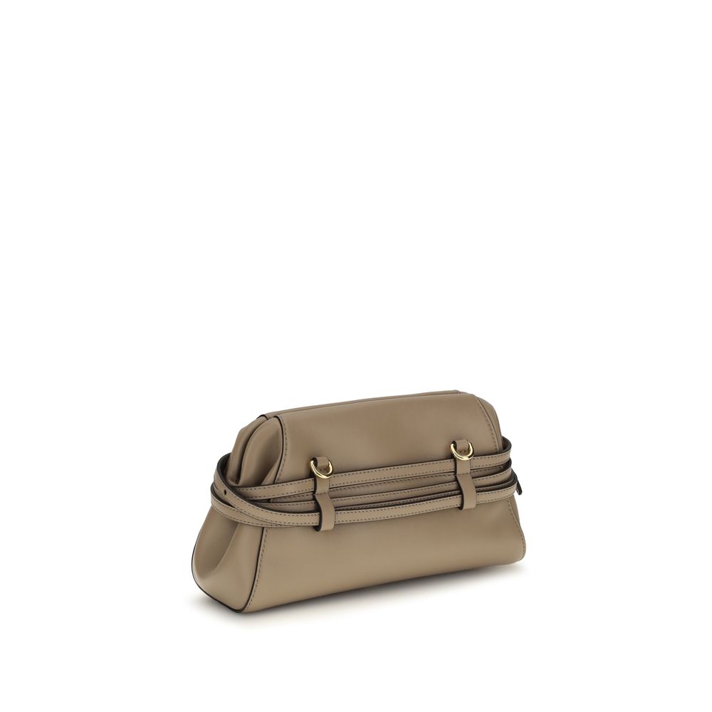Moschino Beige Goatskin Shoulder Bag