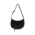 Isabel Marant Schwarze Bos Taurus Kalbsleder Schultertasche
