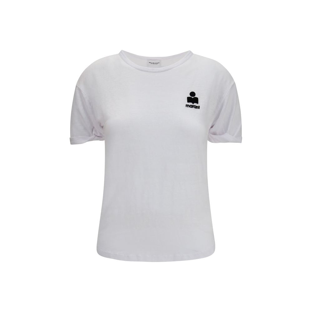 Isabel Marant Étoile Weißes Leinen-T-Shirt