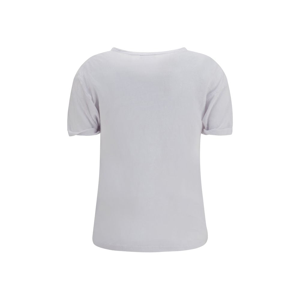 Isabel Marant Étoile Weißes Leinen-T-Shirt