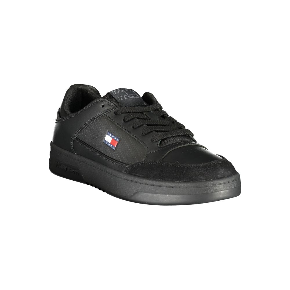 Tommy Hilfiger Schwarze Sportschuhe aus Polyester