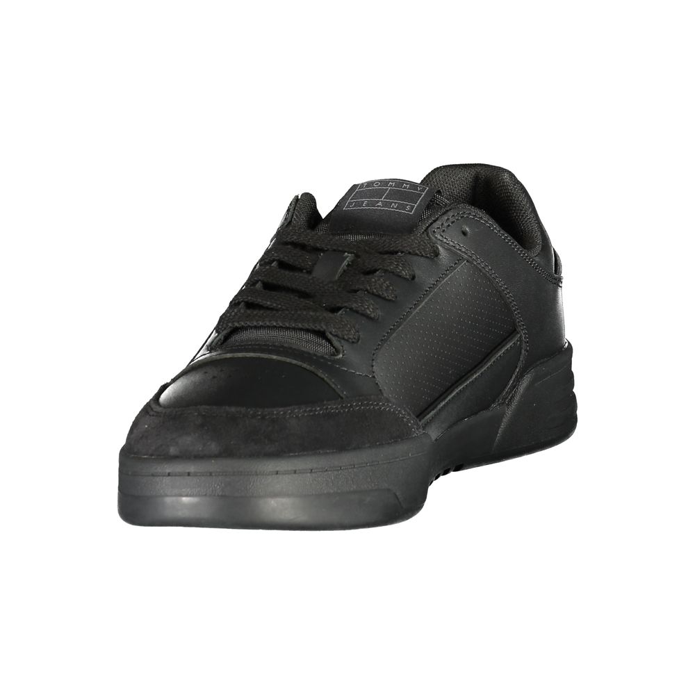 Tommy Hilfiger Schwarze Sportschuhe aus Polyester