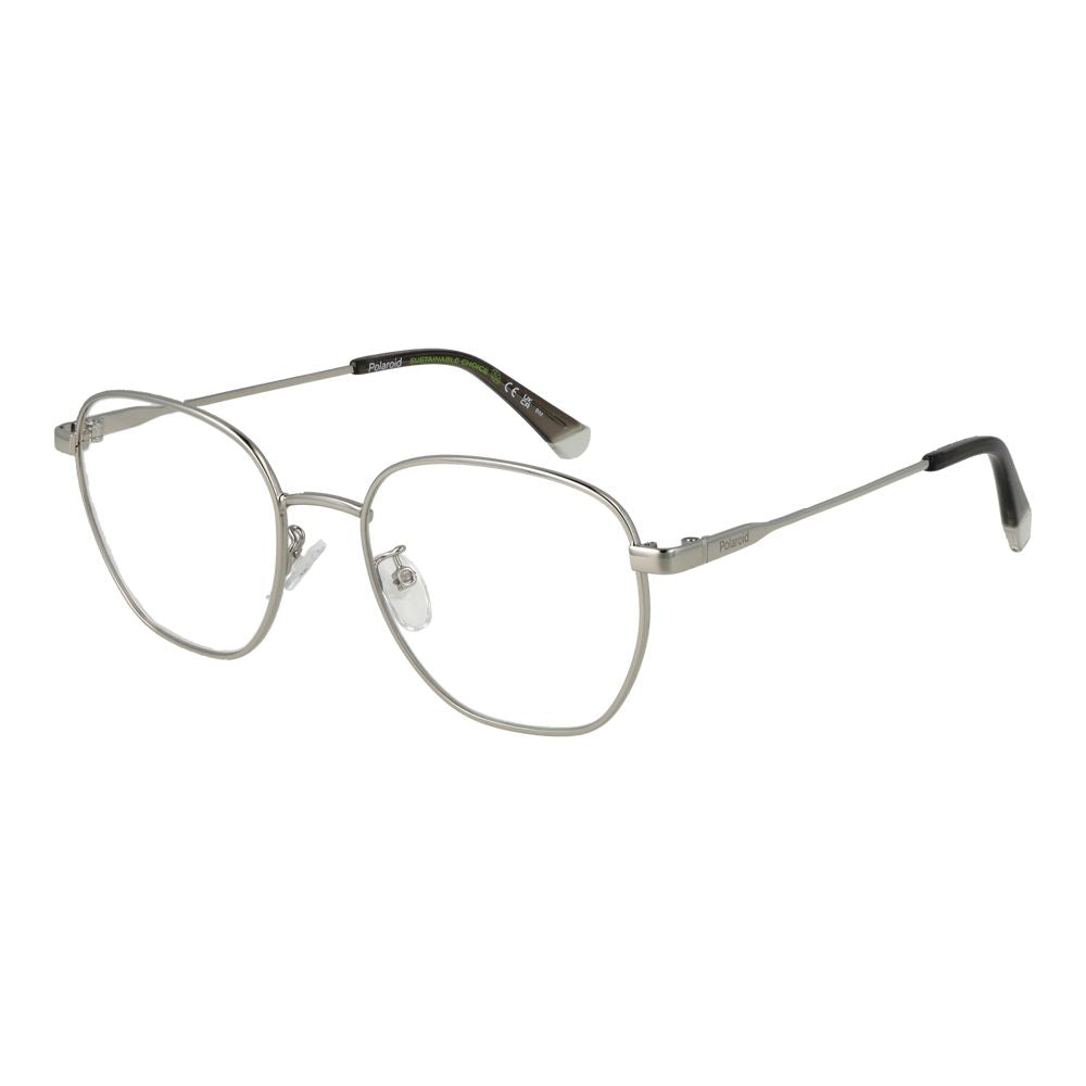Polaroid Brille aus silbernem Metall (Fassung)