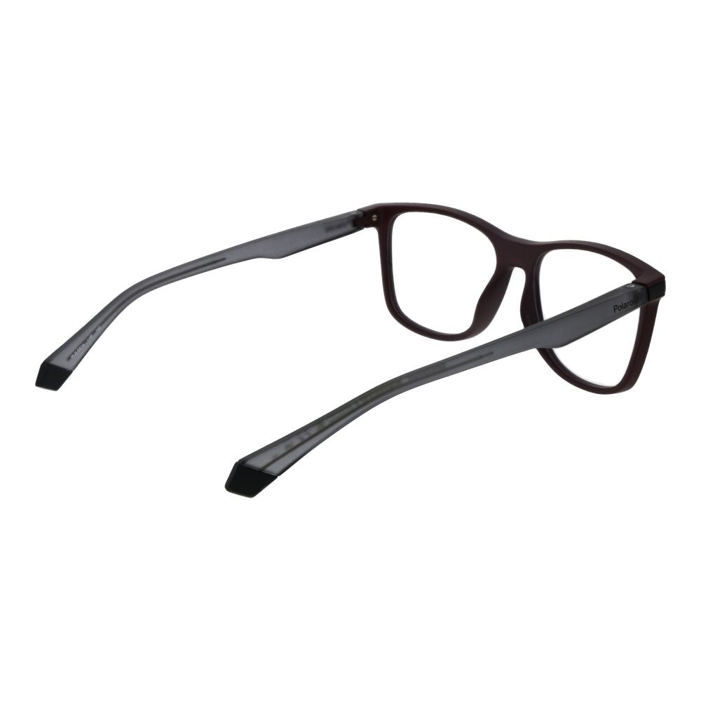Polaroid Brille aus Burgunderfarbenem Polyester