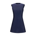 Balenciaga Blaues Wollkleid Oves Aries Casual