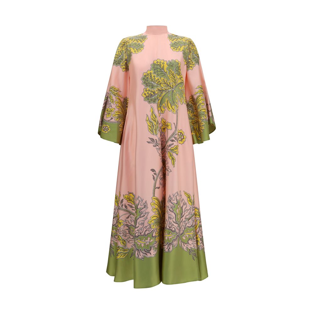 La Double J Mehrfarbiges Seiden-Freizeitkleid