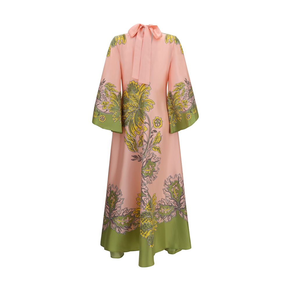 La Double J Mehrfarbiges Seiden-Freizeitkleid