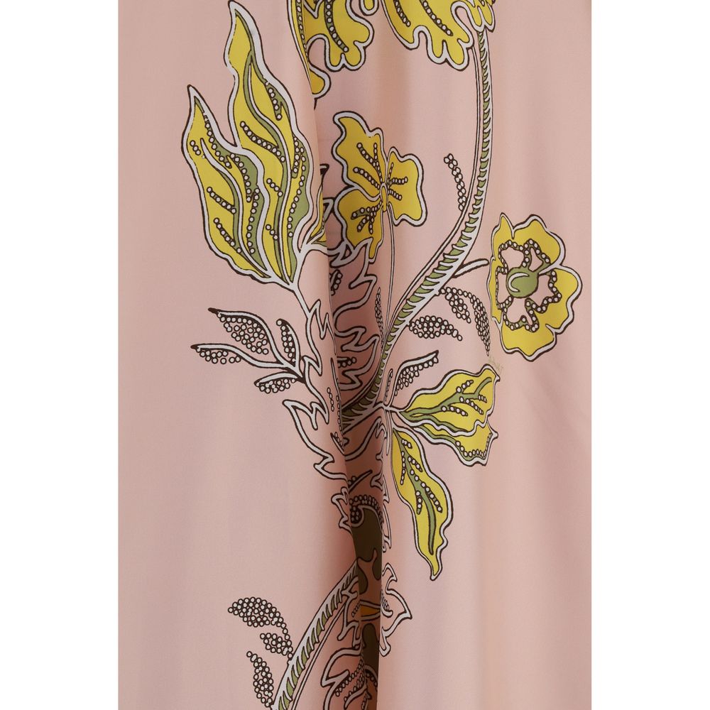 La Double J Mehrfarbiges Seiden-Freizeitkleid