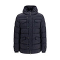 Herno Schwarze Polyester-Jacke in voller Länge