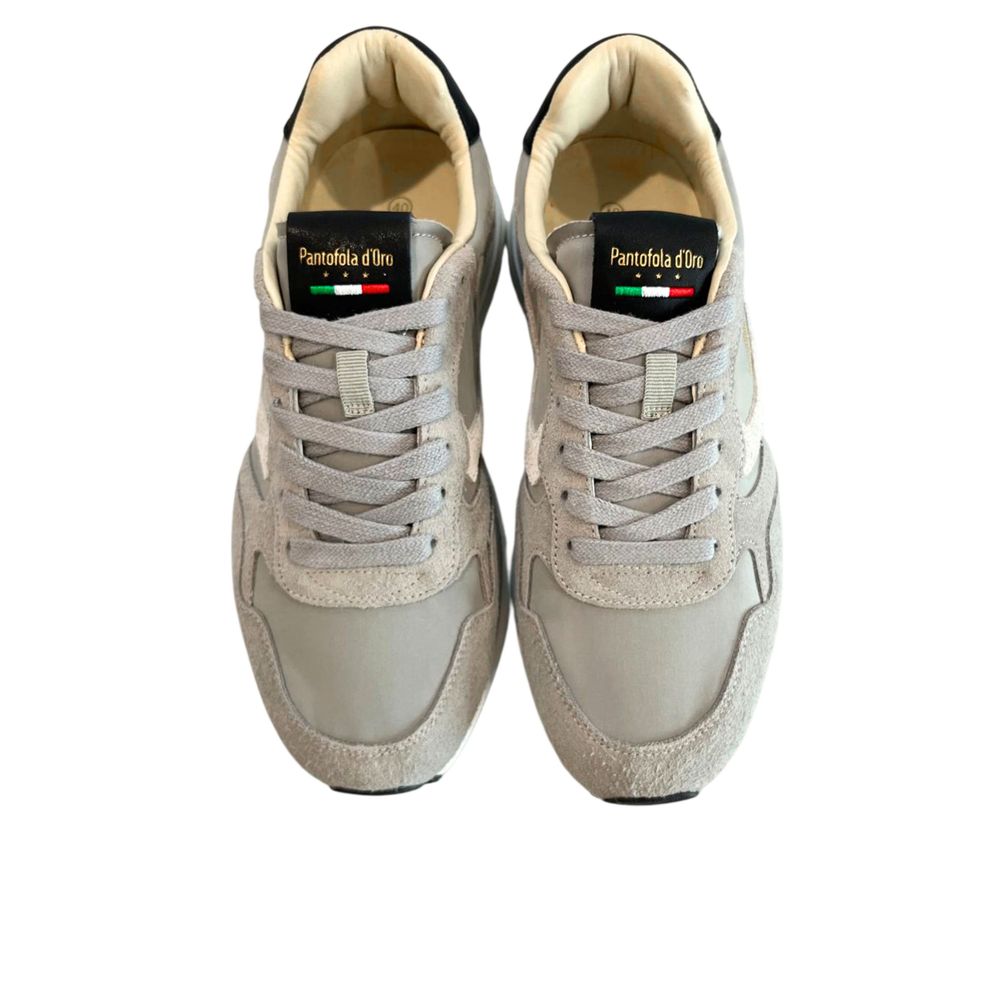 Pantofola D'Oro Grauer Wildleder-Sneaker für Herren