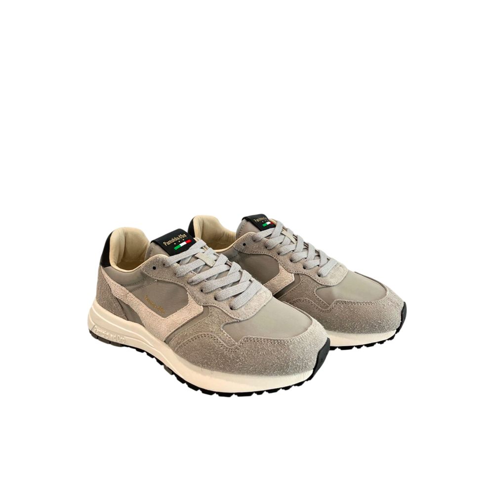 Pantofola D'Oro Grauer Wildleder-Sneaker für Herren