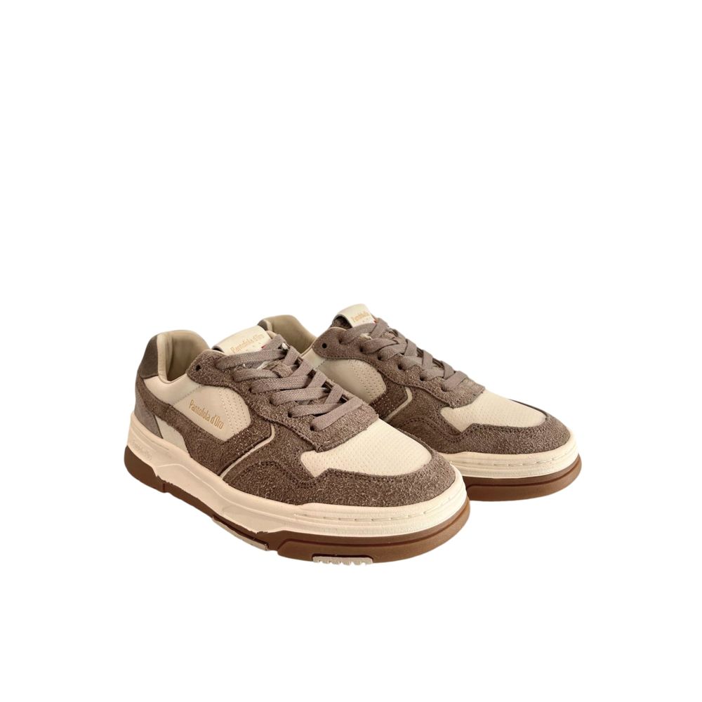 Pantofola D'Oro Grauer Leder Herren Sneaker