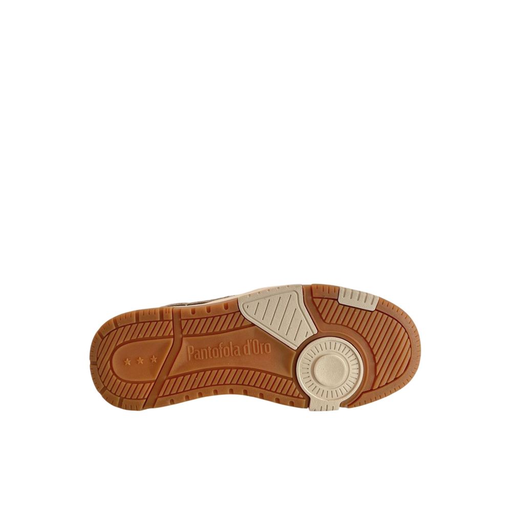 Pantofola D'Oro Grauer Leder Herren Sneaker