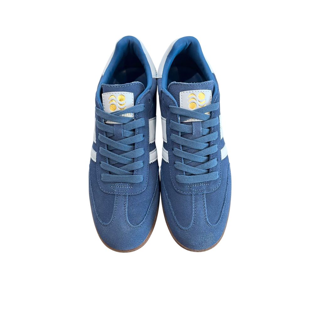 Pantofola D'Oro Blaue Wildleder-Sneaker für Herren