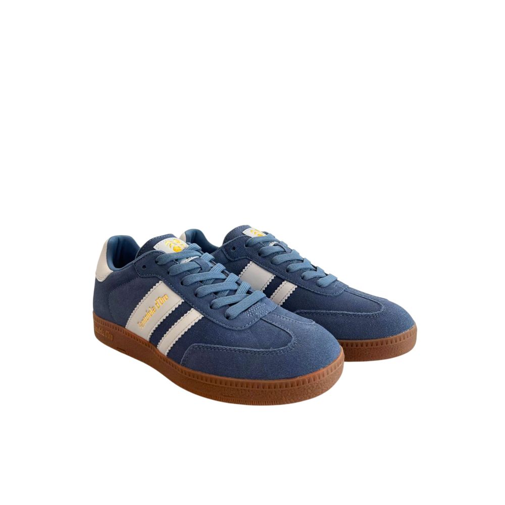 Pantofola D'Oro Blaue Wildleder-Sneaker für Herren