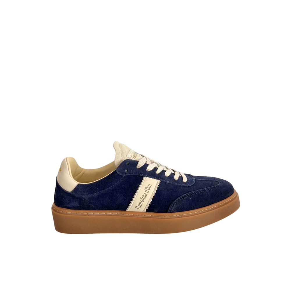 Pantofola D'Oro Blaue Wildleder-Sneaker für Herren