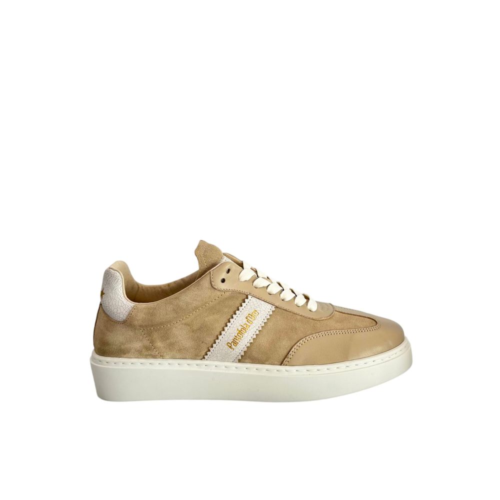 Pantofola D'Oro Beige Leder Herren Sneaker