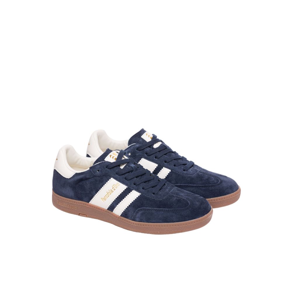 Pantofola D'Oro Blaue Wildleder-Sneaker für Herren