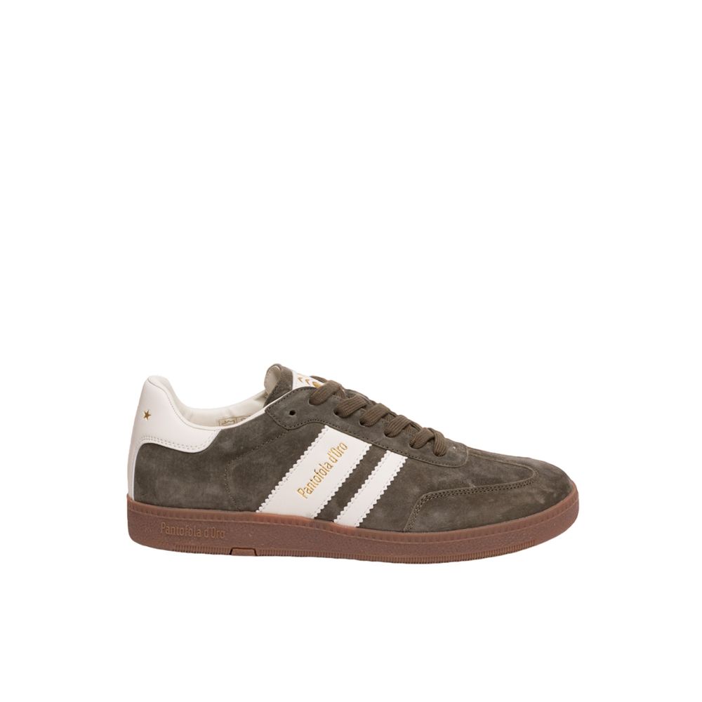 Pantofola D'Oro Grüner Wildleder-Sneaker für Herren