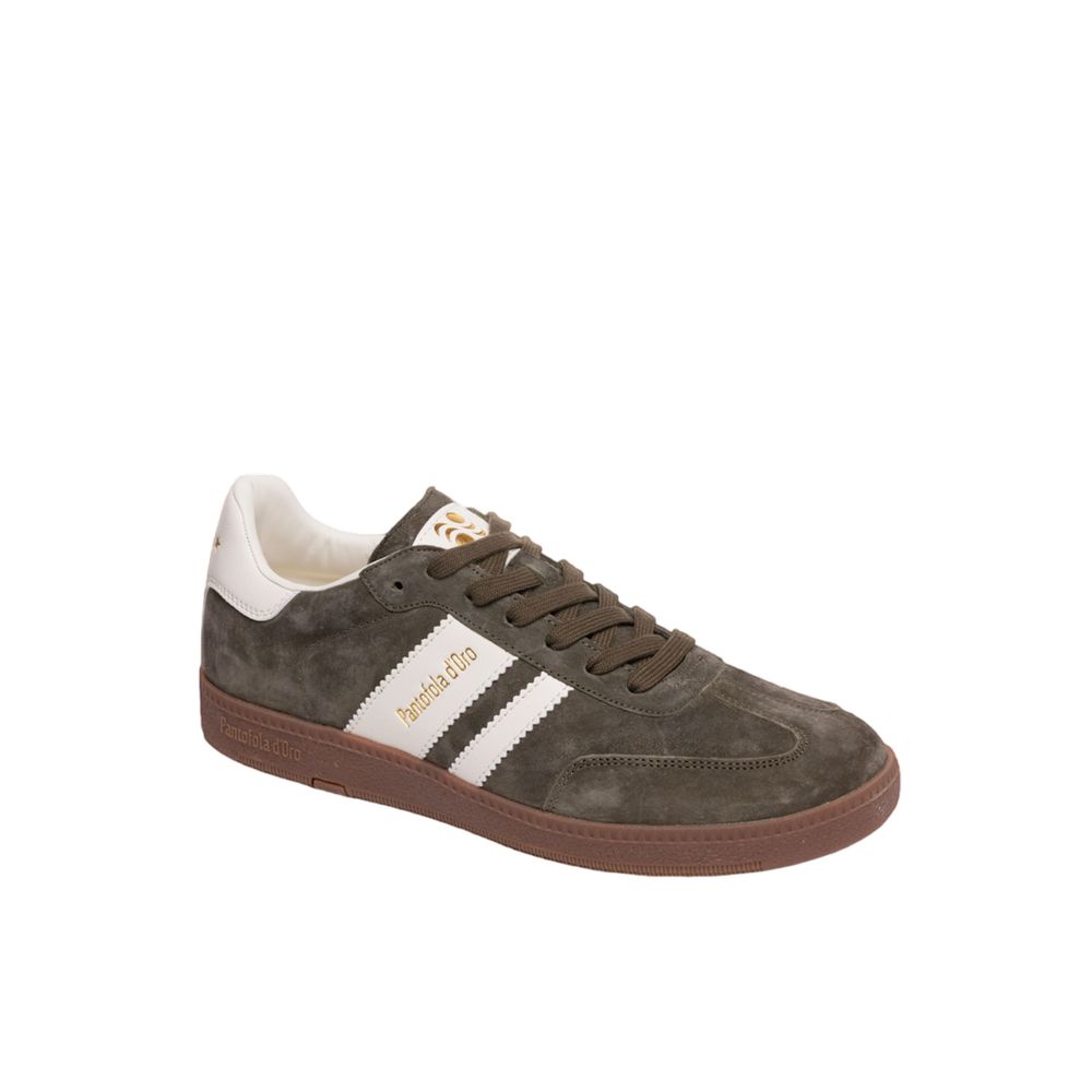 Pantofola D'Oro Grüner Wildleder-Sneaker für Herren