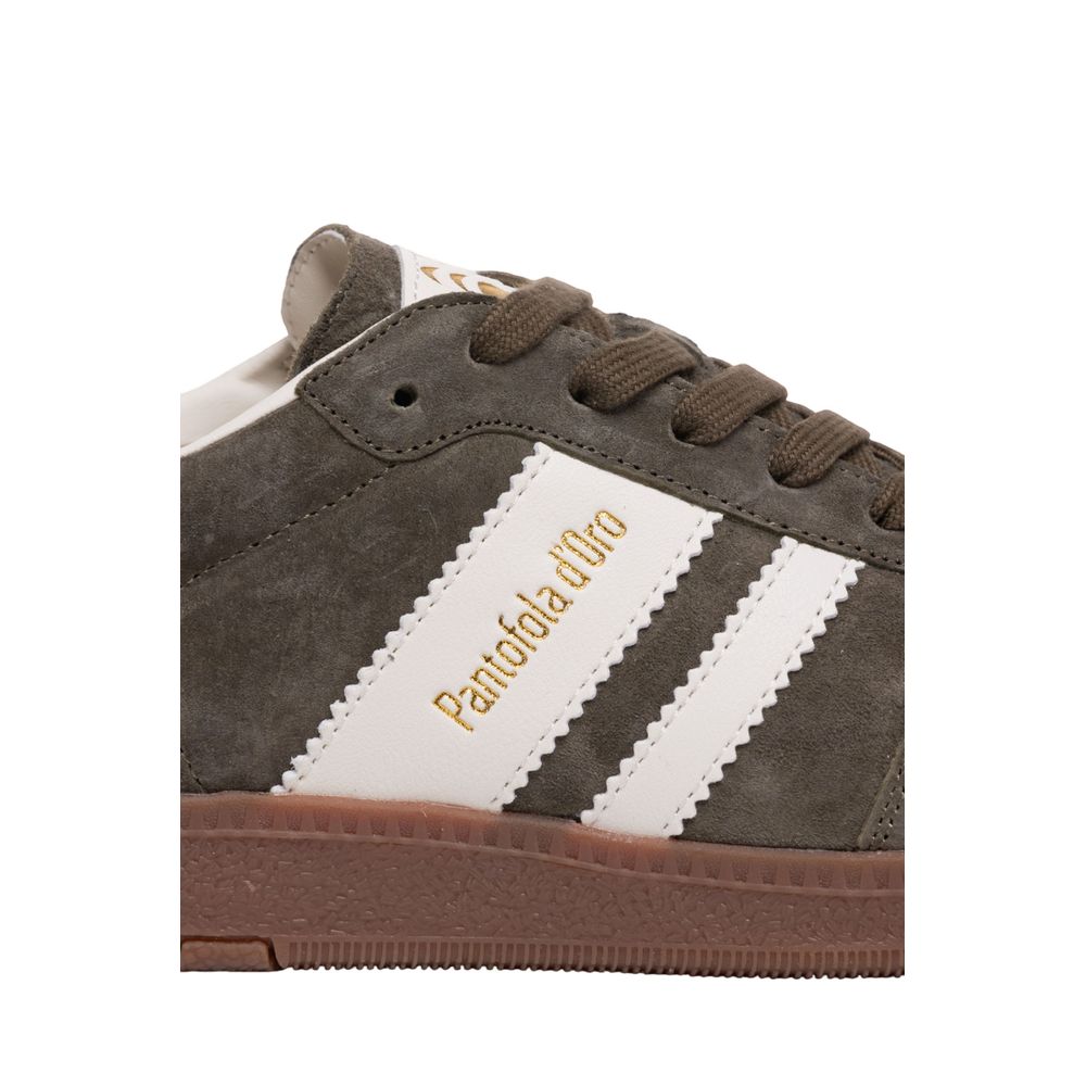 Pantofola D'Oro Grüner Wildleder-Sneaker für Herren