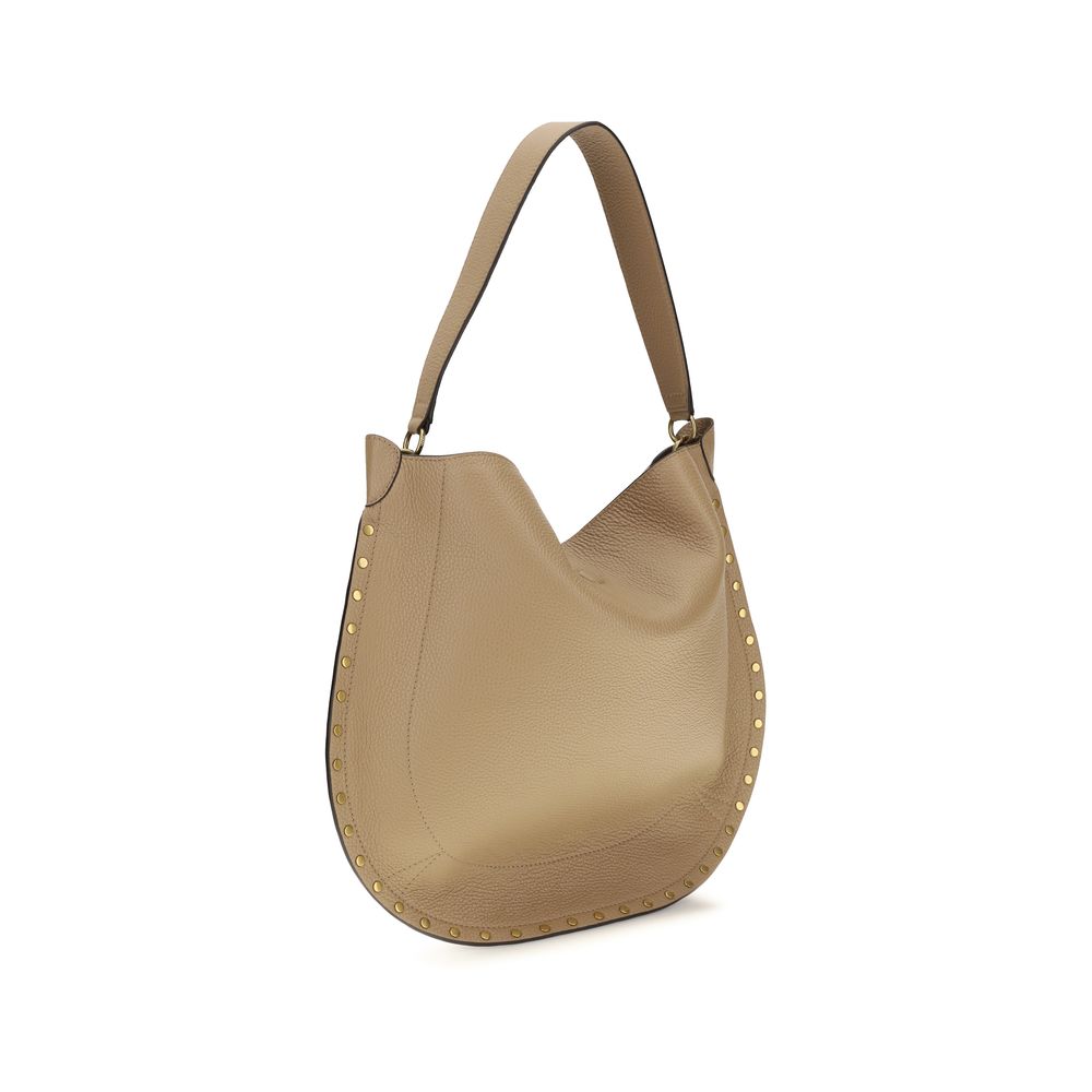 Isabel Marant Beige Kalbsleder Bos Taurus Schultertasche