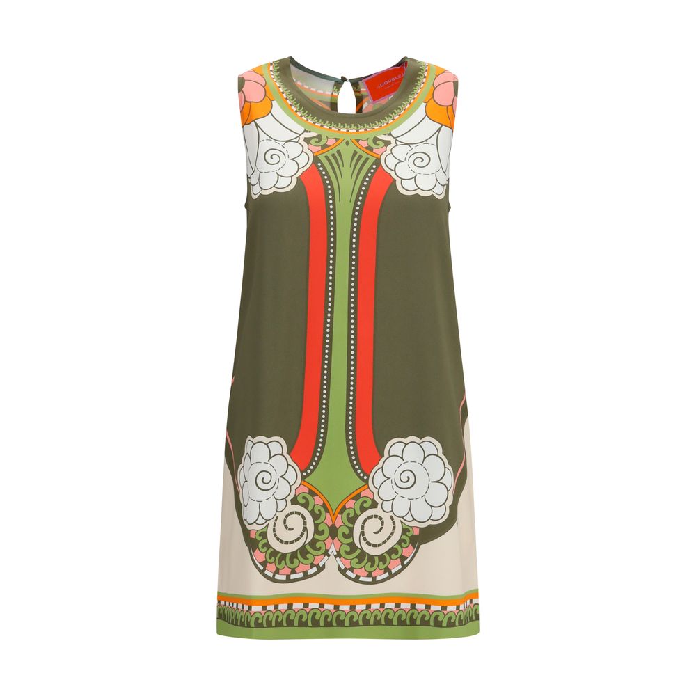 La Double J Mehrfarbiges Freizeitkleid aus Viskose