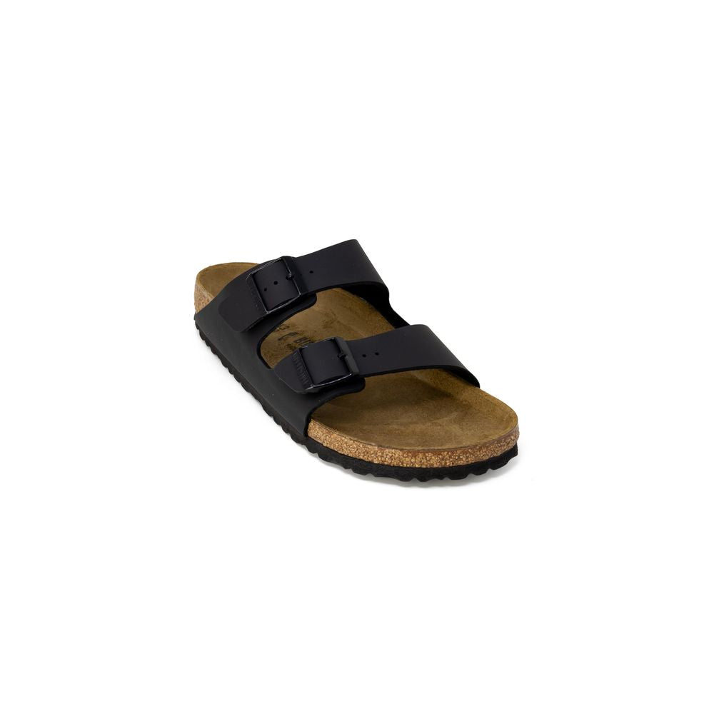 Birkenstock Schwarze Kunstleder-Slipper