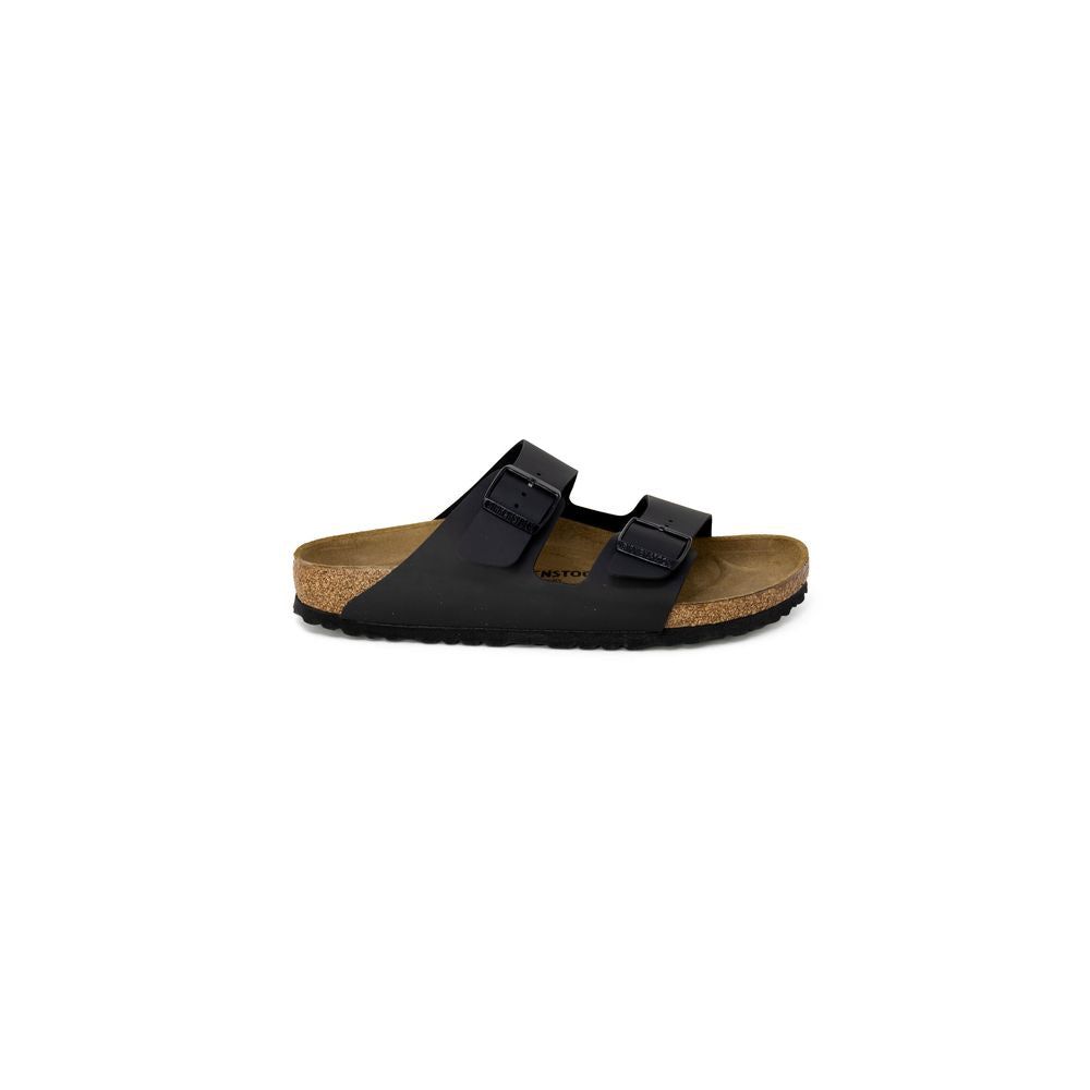 Birkenstock Schwarze Kunstleder-Slipper