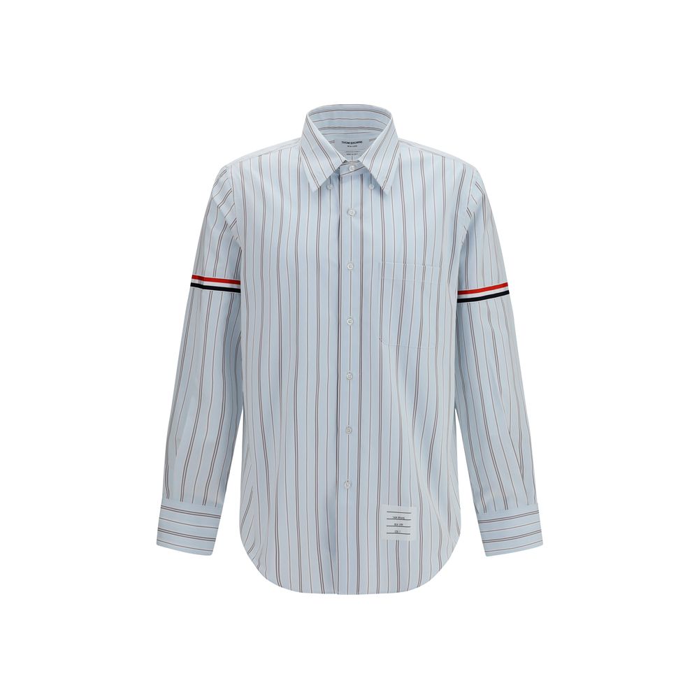 Thom Browne Blaues Baumwollhemd