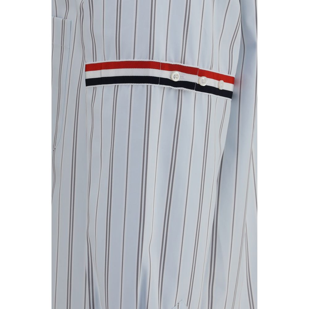 Thom Browne Blaues Baumwollhemd
