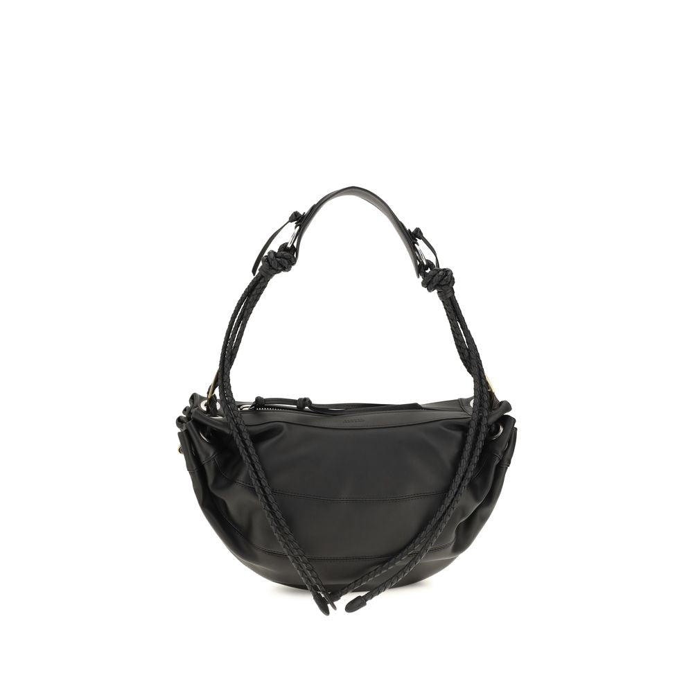 Isabel Marant Schwarze Lammleder Schultertasche Ovis Aries Aries