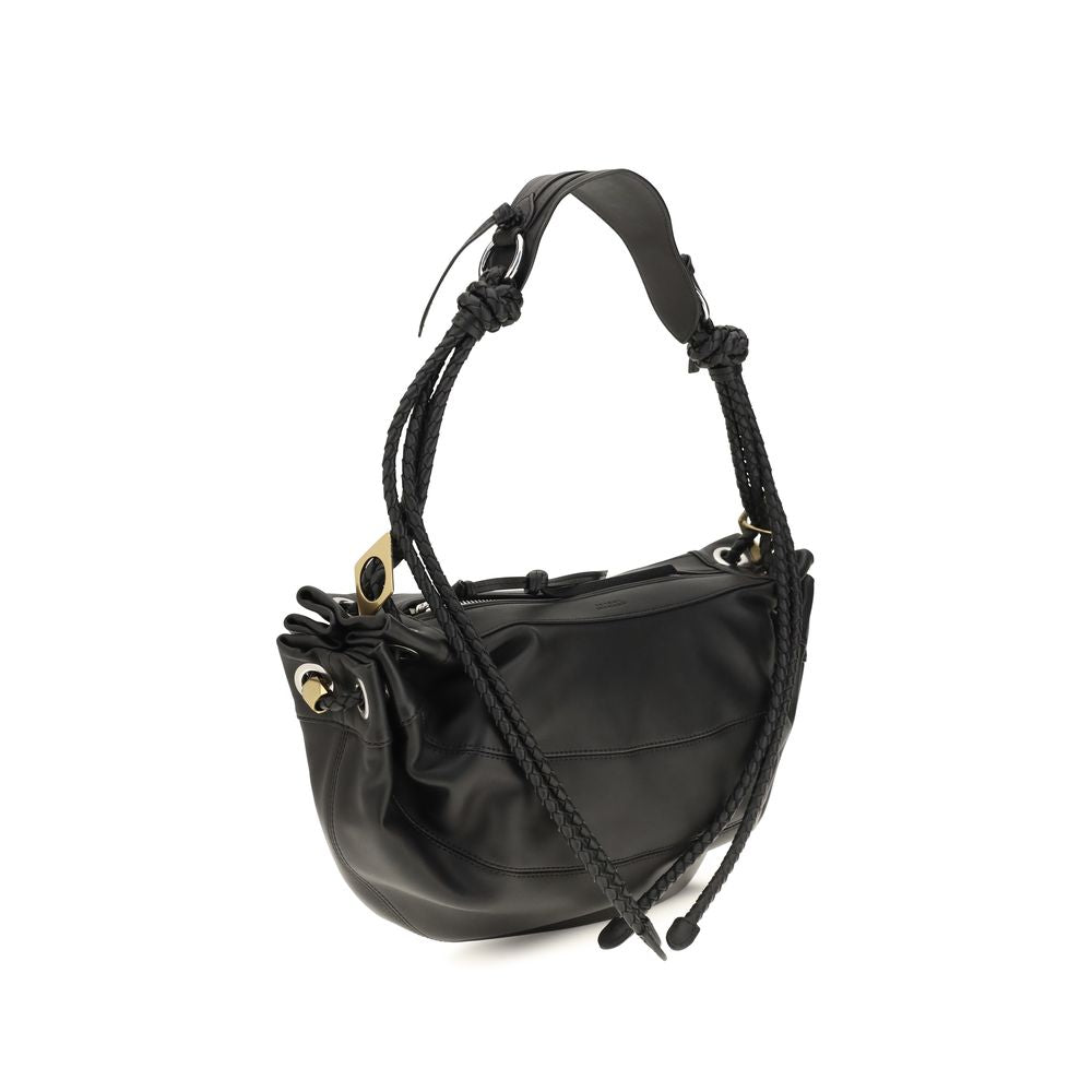 Isabel Marant Schwarze Lammleder Schultertasche Ovis Aries Aries