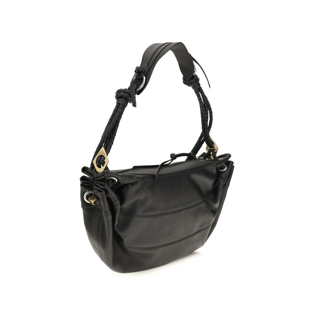 Isabel Marant Schwarze Lammleder Schultertasche Ovis Aries Aries
