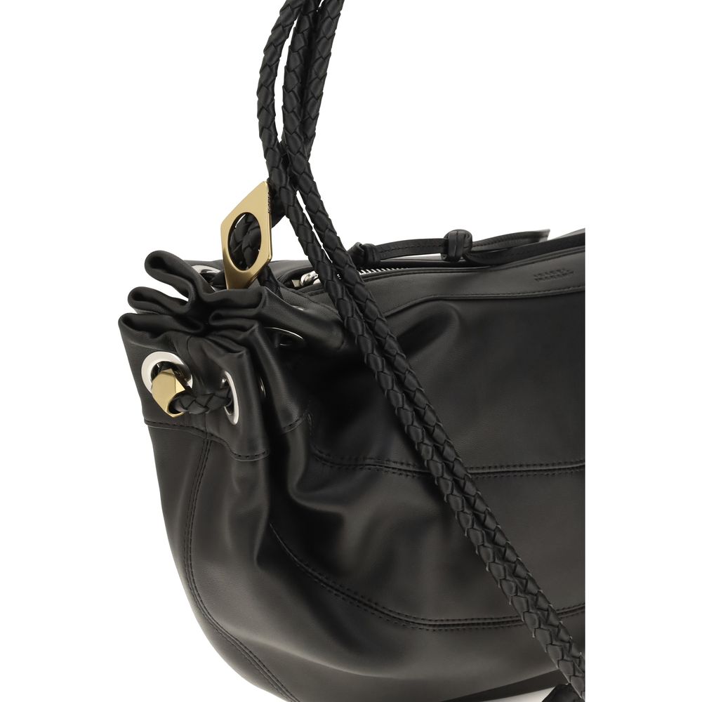 Isabel Marant Schwarze Lammleder Schultertasche Ovis Aries Aries