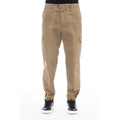 Peserico Braune Baumwollhose für Herren
