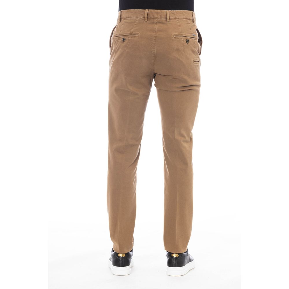 Peserico Beigefarbene Baumwollhose für Herren