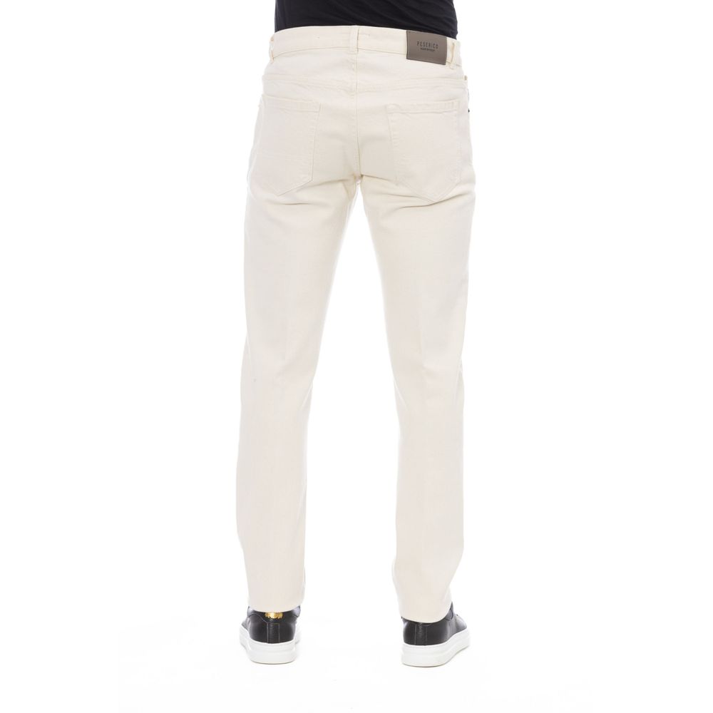 Peserico Bianco Baumwollhose für Herren