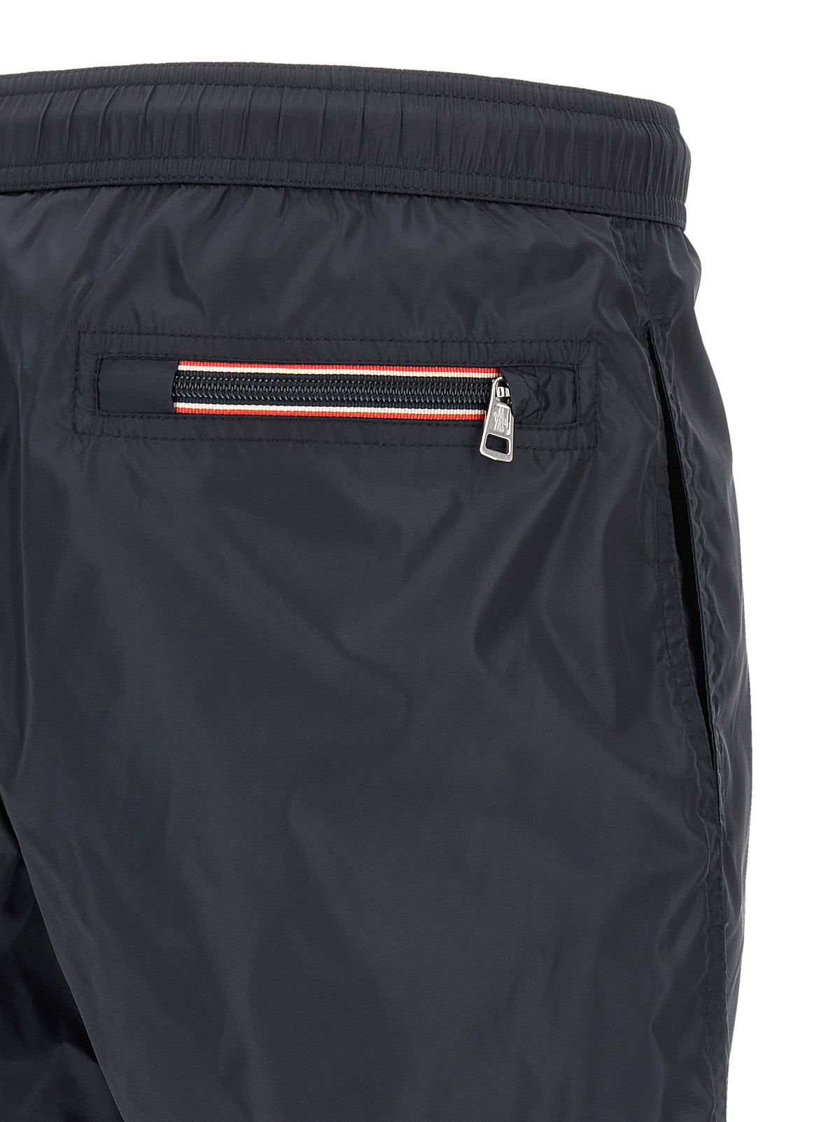 Moncler Blaue Cargo-Shorts aus Polyamid